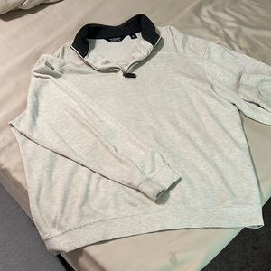 Mens pullover sweater size XL quarter zipper